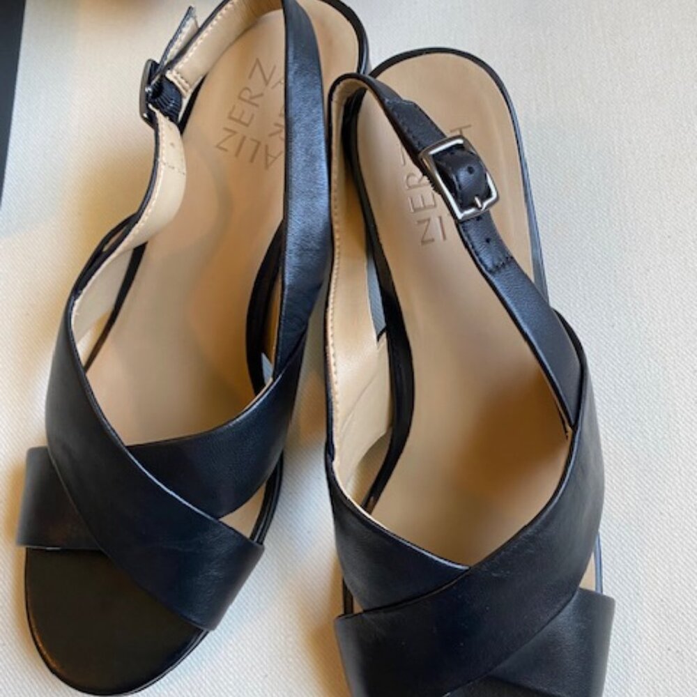 Black Cross Sandals